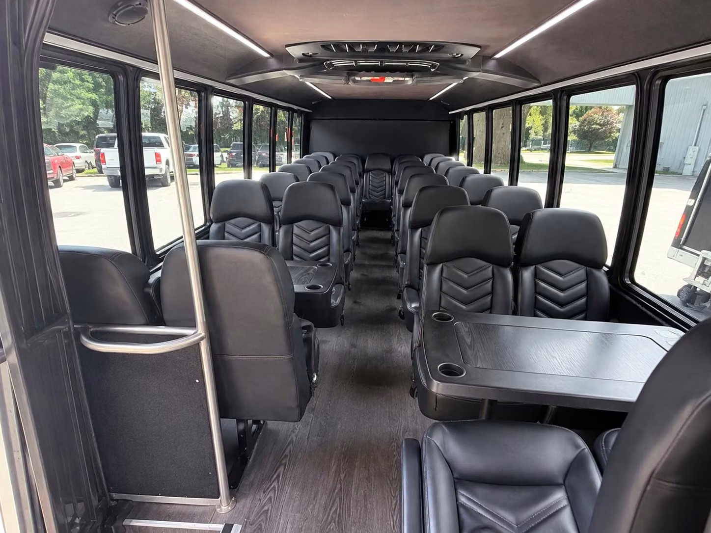 15 passenger minibus inside