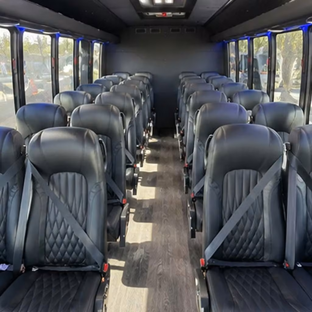 25 passenger minibus inside