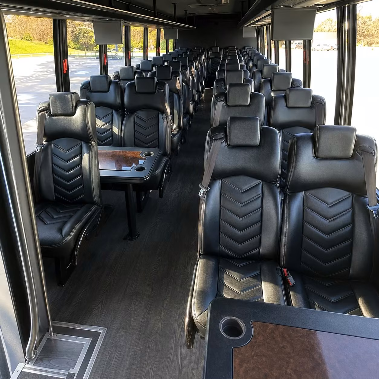 28 passenger minibus interior
