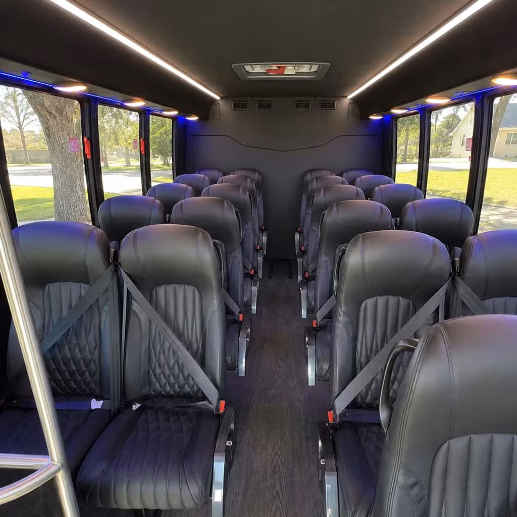 35 passenger minibus interior
